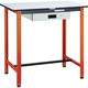 TRUSCO 軽荷重立作業台(300kg)TFAE型 900X600XH900 薄型1段引出付 オレンジ色 TFAE-0960UDK1 1台（直送品）