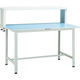 TRUSCO 軽荷重作業台(180kg)BO型 1200X600XH1044(全高) 上棚付 ホワイト色 BO-1260YURB 1台（直送品）