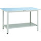 トラスコ中山 TRUSCO 軽荷重作業台(180kg)BO型 1200X750XH740 下棚2枚付 ホワイト色 BO-1275LT2 1台（直送品）