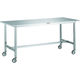 トラスコ中山 TRUSCO SW3型オールステンレス作業台 Φ100SUS金具車輪付 SW3-1560CS100 1台 458-9131（直送品）