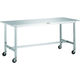 トラスコ中山 TRUSCO SW3型オールステンレス作業台 Φ100導電SUS金具車輪付 SW3-1575CD100 1台 458-9190（直送品）