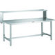 トラスコ中山 TRUSCO SW3型オールステンレス作業台 1500X750 上棚付 SW3-1575UT 1台 458-9262（直送品）