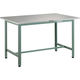 トラスコ中山 TRUSCO 軽荷重作業台(300kg)AE型 1200X750XH740 ステンレス張り グリーン色 AES-1200 1台（直送品）