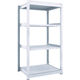 トラスコ中山 TRUSCO TUG型中量棚300kg 単体 1255X926XH1800 4段 TUG300-64Z-4 1台(1個)（直送品）