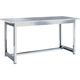 トラスコ中山 TRUSCO オールステンレス(SUS304)作業台1500X600XH740 TWB-1560SUS 1台 459-3383（直送品）