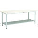TRUSCO 軽荷重作業台(300kg)AE型 1800X900XH740 下棚2枚付 ホワイト色 AE-1809LT2 W 1台（直送品）