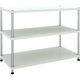 トラスコ中山 TRUSCO フェニックスラック 1200X600 3段 W色 抗菌粉体塗装 PER-3463-W 1台(1個)（直送品）