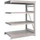TRUSCO スチールラック M10型重量棚 1200X760XH1500 4段 連結 ネオグレー M10-5474B NG 1台(1個)（直送品）
