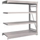 TRUSCO スチールラック M10型重量棚 1500X620XH1500 4段 連結 ネオグレー M10-5564B NG 1台(1個)（直送品）
