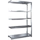 トラスコ中山 TRUSCO ステンレス棚 ステンレス軽中量棚 増結 W1160XD450XH1800 5段 SM2-6445B 1台(1個)（直送品）