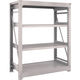 TRUSCO スチールラック M10型重量棚 1200X620XH1500 4段 単体 ネオグレー M10-5464 NG 1台(1個)（直送品）