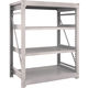 TRUSCO スチールラック M10型重量棚 1200X760XH1500 4段 単体 ネオグレー M10-5474 NG 1台(1個)（直送品）