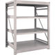TRUSCO スチールラック M10型重量棚 1200X900XH1500 4段 単体 ネオグレー M10-5494 NG 1台(1個)（直送品）
