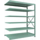 トラスコ中山 TRUSCO 中量ボルト式棚 R3型 W1800×D870×H2100 6段 連結 R3-7696B 1台(1個)（直送品）