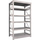 TRUSCO スチール製重量ボルト式棚 M10型 W1200×D760×H2115 6段 単体 ネオグレー M10-7476 NG（直送品）