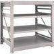 TRUSCO スチールラック M10型重量棚 1200X900XH1200 4段 単体 ネオグレー M10-4494 NG 1台(1個)（直送品）
