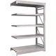 TRUSCO スチール製重量ボルト式棚 M10型 W1200×D620×H1815 5段 連結 ネオグレー M10-6465B NG（直送品）