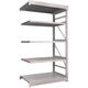 TRUSCO スチールラック M10型重量棚 1200X760XH2100 5段 連結 ネオグレー M10-7475B NG 1台(1個)（直送品）