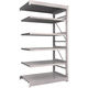 TRUSCO スチール製重量ボルト式棚 M10型 W1200×D760×H2115 6段 連結 ネオグレー M10-7476B NG（直送品）