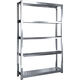 トラスコ中山 TRUSCO ステンレス棚 ステンレス軽中量棚 単体 W1160XD300XH1800 5段 SM2-6435 1台(1個)（直送品）