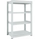 トラスコ中山 TRUSCO TUG型中量ボルトレス棚 600kg 単体型 1555×926×H1500 4段 TUG600-55Z-4 1台(1個)（直送品）