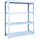 トラスコ中山 TRUSCO TUG型軽中量棚200kg単体 1240X474XH1500 4段 TUG200-54S-4 1台(1個)（直送品）