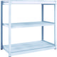 トラスコ中山 TRUSCO TUG型軽中量棚200kg単体 1240X624XH1200 3段 TUG200-44L-3 1台(1個)（直送品）