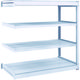 TRUSCO TUG型軽中量ボルトレス棚 200kg 連結型 1240×624×H1200 4段 TUG200-44L-4B 1台(1個)（直送品）