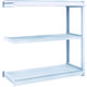 トラスコ中山 TRUSCO TUG型軽中量棚200kg連結 1240X474XH1200 3段 TUG200-44S-3B 1台(1個)（直送品）
