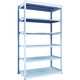 TRUSCO TUG型軽中量ボルトレス棚 200kg 単体型 1240×624×H2100 6段 TUG200-74L-6 1台(1個)（直送品）