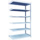 TRUSCO TUG型軽中量ボルトレス棚 200kg 連結型 1240×624×H2100 6段 TUG200-74L-6B 1台(1個)（直送品）