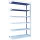 TRUSCO TUG型軽中量ボルトレス棚 200kg 連結型 1240×474×H2100 6段 TUG200-74S-6B 1台(1個)（直送品）