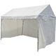 旭産業 旭 防災用テント 1.5間X2間 三方幕付 白 NHTS-23S 1台 491-7669（直送品）