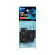 朝日電器 平形コネクター ブラック A-21H(BK) 1個 62-8564-69（直送品）