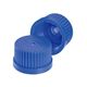 アズワン ネジ口三角フラスコ メンブレンキャップ(青・GL32) 291181907 1個 3-7119-18（直送品）