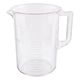 ニッコー・ハンセン PC計量カップ 2L 1個 3008-2000 30-0820-00-55（直送品）