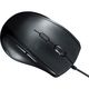 サンワサプライ 静音有線ブルーLEDマウス(5ボタン・左手用) MA-BL165BK 1個