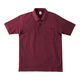 ボンマックス ポケット付きCVC鹿の子ドライポロシャツ　MS3114-23　brgndy　GM　1枚（直送品）