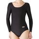ササキ(SASAKI) レディース 新体操練習着 Uネック長袖レオタード ブラック(B) JL 7015 1個（直送品）