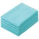 丸眞　少し厚手のフェイスタオル　ブルー　MS240　1パック（5枚入）