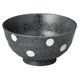 陶雅 多用丼 黒結晶ドット5.5多用丼 [5個入] tga-1918-041（直送品）