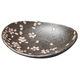 陶雅 楕円皿 天目花祭 ダ円皿(小) [8個入] tga-3118-169（直送品）