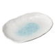 陶雅 取皿 白釉ブルー楕円皿 [7個入] tga-5118-159（直送品）