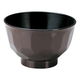 陶雅 汁椀 (A)無地亀甲汁椀 溜内黒 [8個入] tga-8118-158（直送品）