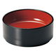 陶雅 そば用品 (A)2.5寸薬味鉢 黒内朱 [10個入] tga-8118-914（直送品）
