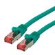 SECOMP Roline Cat6ケーブル， 500mm， 緑 オスRJ45， S/FTP 21.15.2630-100 1個（直送品）