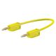 マルチコンタクト 2 mmコネクタテストリード 30 V ac， 60V dc， 黄， 300mm 28.0039-030-24 1個（直送品）