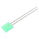 Kingbright Electronic LED， 緑， スルーホール実装， 長方形， Lー153GDT 1ロット(5個)（直送品）