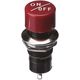 ミヤマ電器 押しボタンスイッチ， ラッチ， パネルマウント， 単極単投(SPST)， MSー028ーR 1個（直送品）