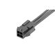 モレックス Molex コネクタ付リード線， コネクタ1極数:4， コネクタ1行数:2， 2147571041 1ロット(25個)（直送品）